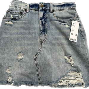 Urban Outfitters Distressed Denim Skirt - NWT!